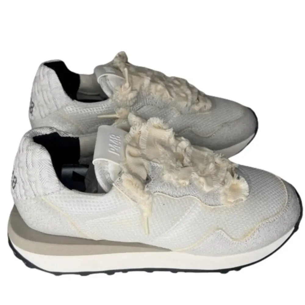 P448 Women's Athletic Cancun Sneakers White Size 7 Euro 37 NEW NIB